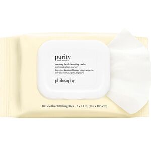 Philosophy Purity Cleansing Cloths - White and Cream